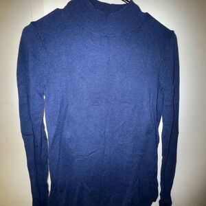 Old Navy Blue Cowl Neck Sweater